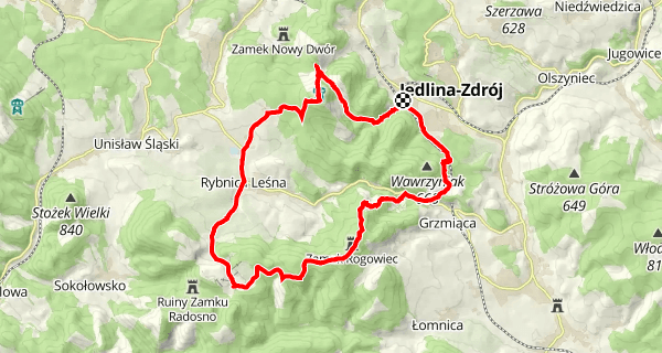 Szlak z Glinicy na Jeleniec