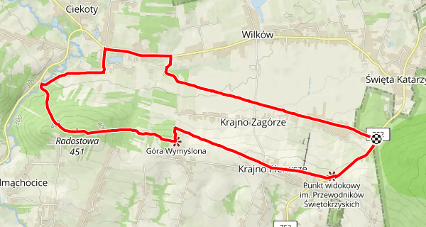 Szlak z Pomnika Puszczy na Radostową