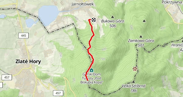 Szlak na Biskupią Kopę