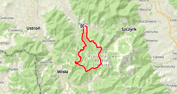 Szlak z Brenna na Biały Krzyż