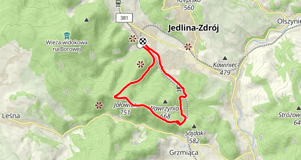 Szlak z Glinicy na Jałowiec