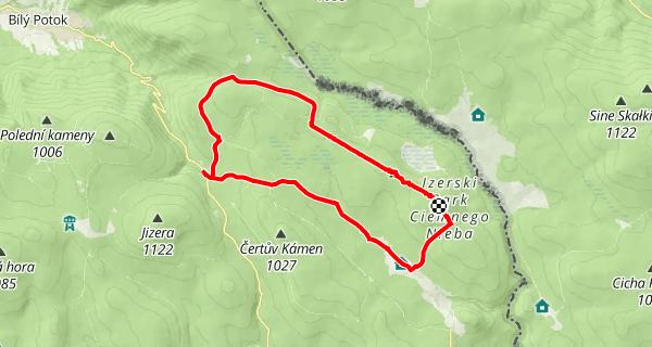 Szlak z Jelení stráň na Věžní skály