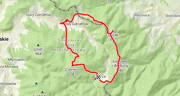 Szlak z Bielic na Czernicę